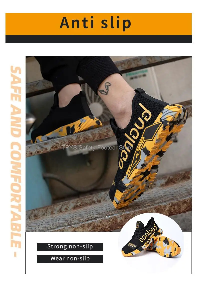 Safety Shoes for Men – Breathable, Anti-Puncture