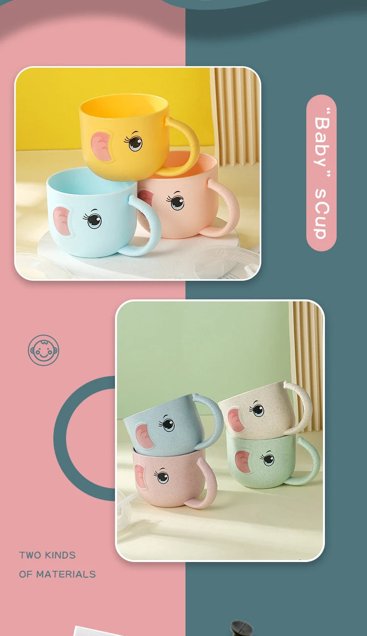 Cartmela Cartoon Elephant Baby Training Cup