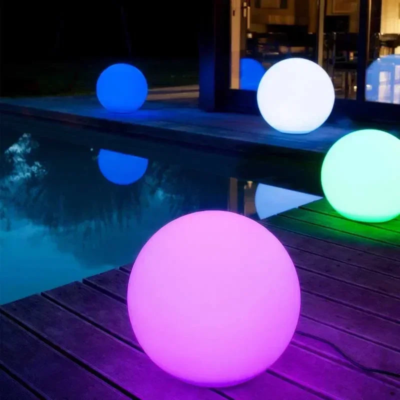LED Solar Ball Light – Outdoor Garden, USB Charging, Remote Control