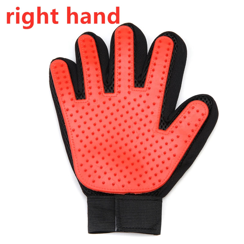 Pet Grooming Glove – Deshedding Brush & Bath Massage Tool for Cats & Dogs