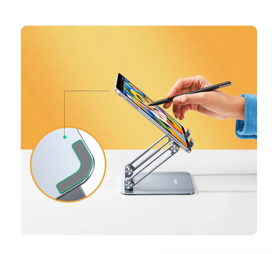 Aluminum Tablet & Phone Stand – Adjustable Holder for Desk