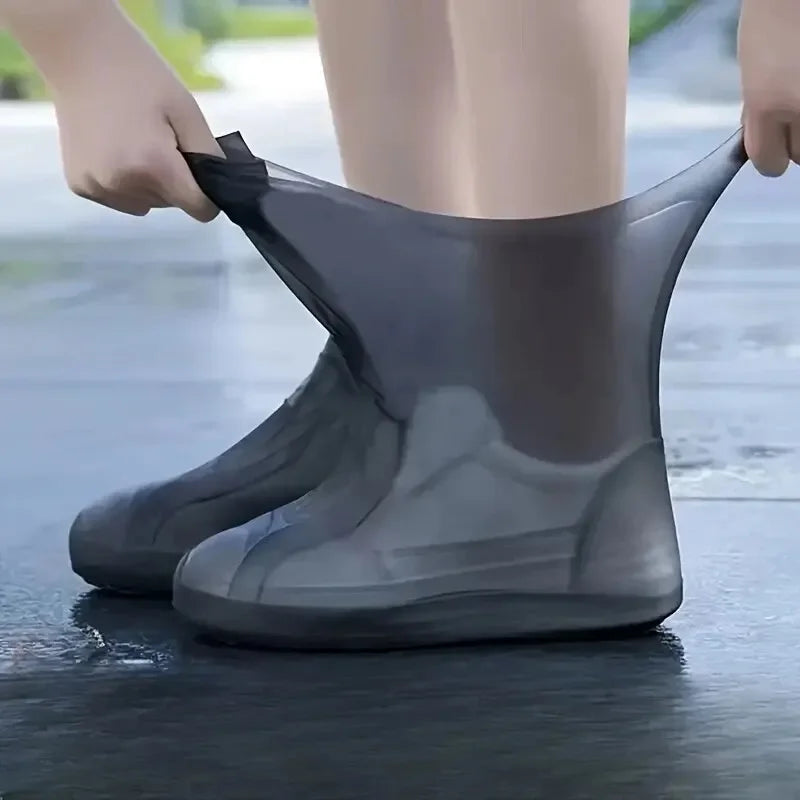 Reusable Waterproof Shoe Covers – Non-Slip Silicone Rain Overshoes