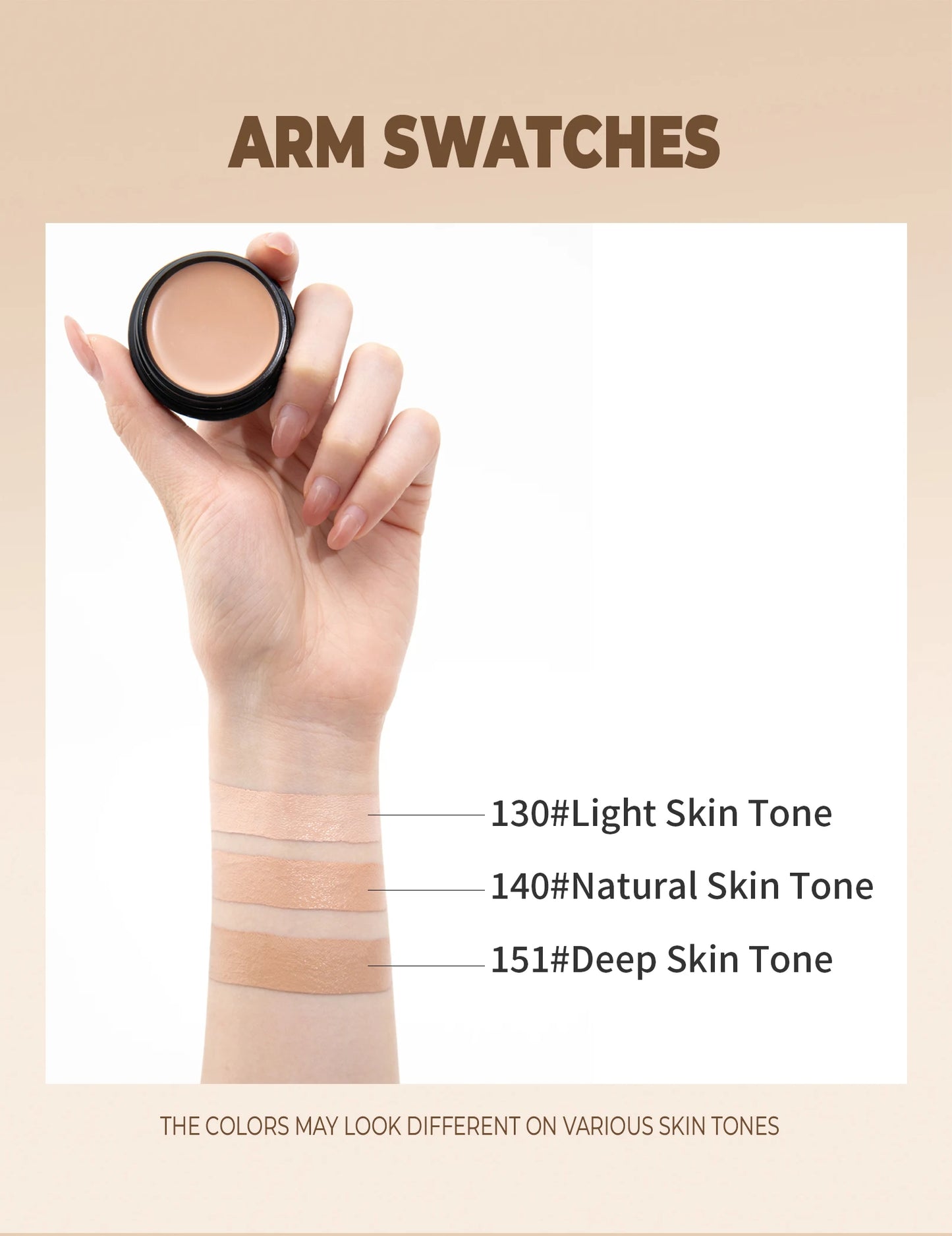 Waterproof Full Coverage Concealer for Scars, Tattoos & Blemishes