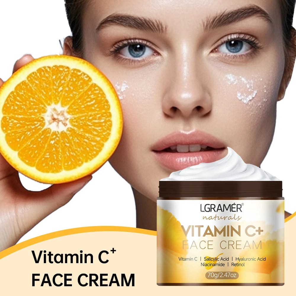 Vitamin C & Retinol Face Cream – Anti-Aging Moisturizing & Brightening