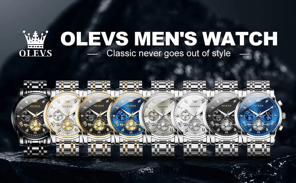 Cartmela 2856 Men’s Quartz Watch – Skeleton Flywheel Chronograph