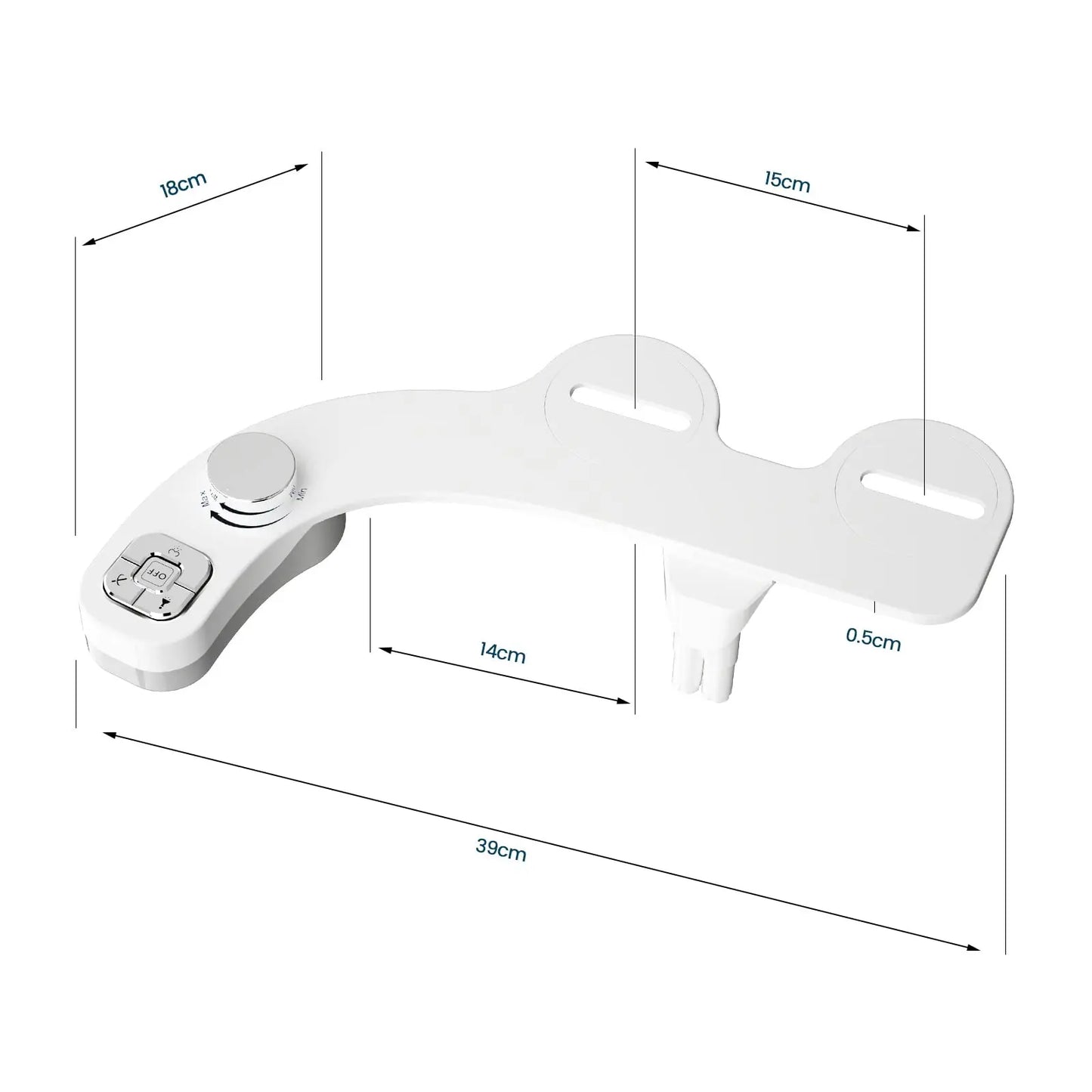 Cartmela Non-Electric Dual Nozzle Bidet Attachment