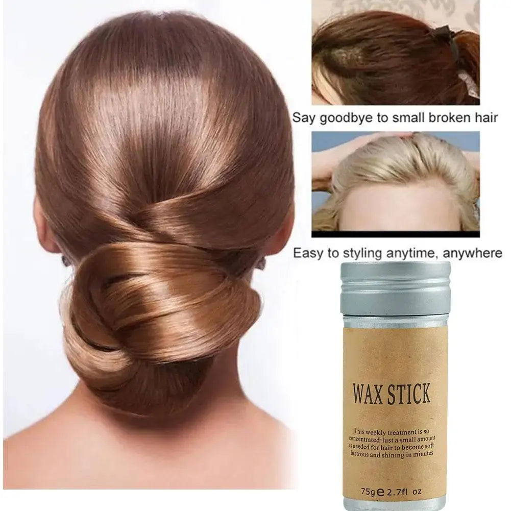 Hair Wax Stick for Styling & Frizz Control – 75g/15g Sizing Options