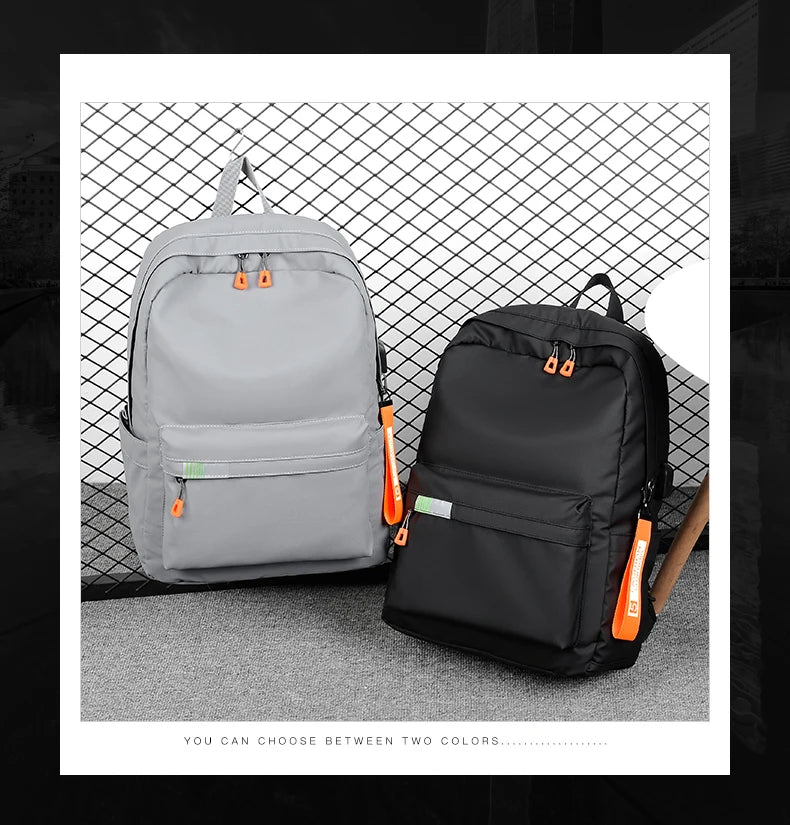 Lightweight Urban Men’s Backpack – Waterproof USB Laptop Bag