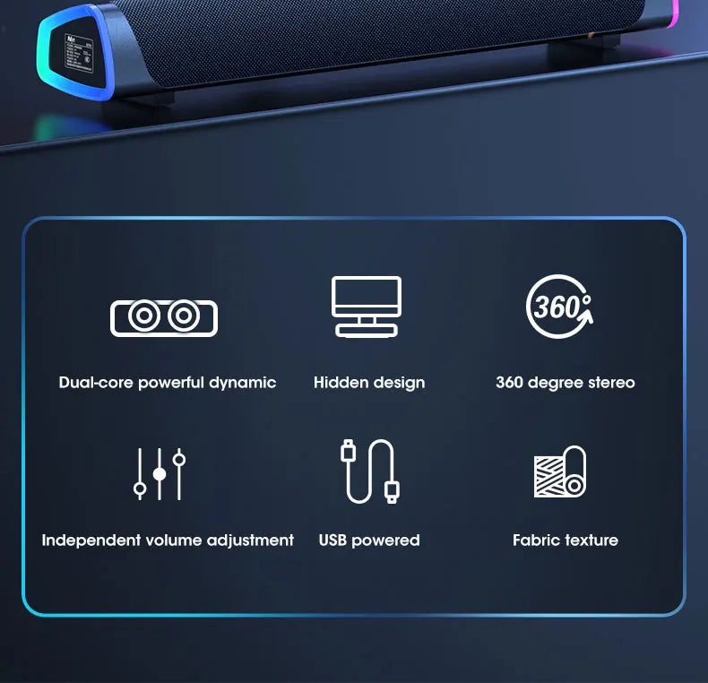 Cartmela 4D Sound Bluetooth Speaker Bar