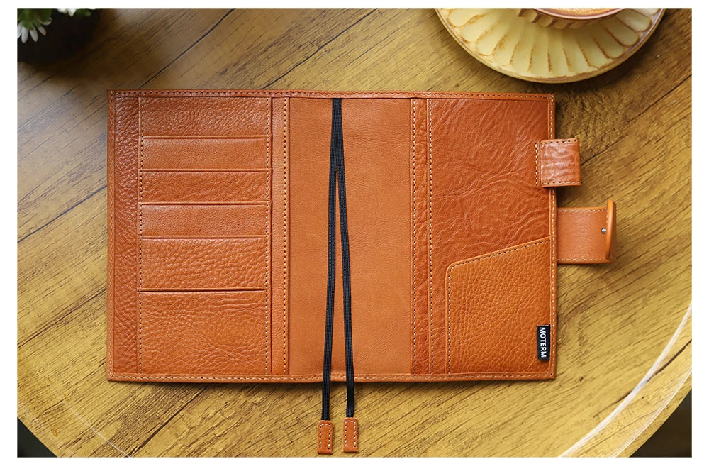 A6 Plus Leather Notebook Cover – Full Grain Vegetable Tanned