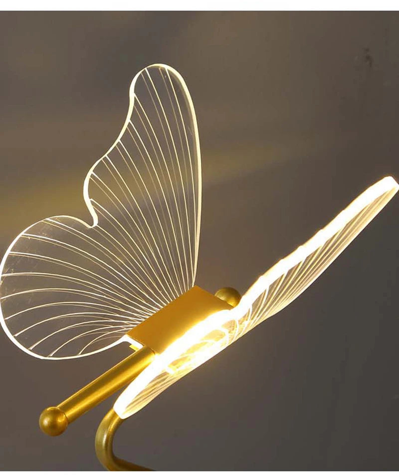 Cartmela Nordic LED Desk Lamp – Butterfly