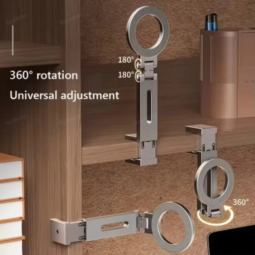360° Magnetic Phone Holder – Folding, Portable Airplane Mount