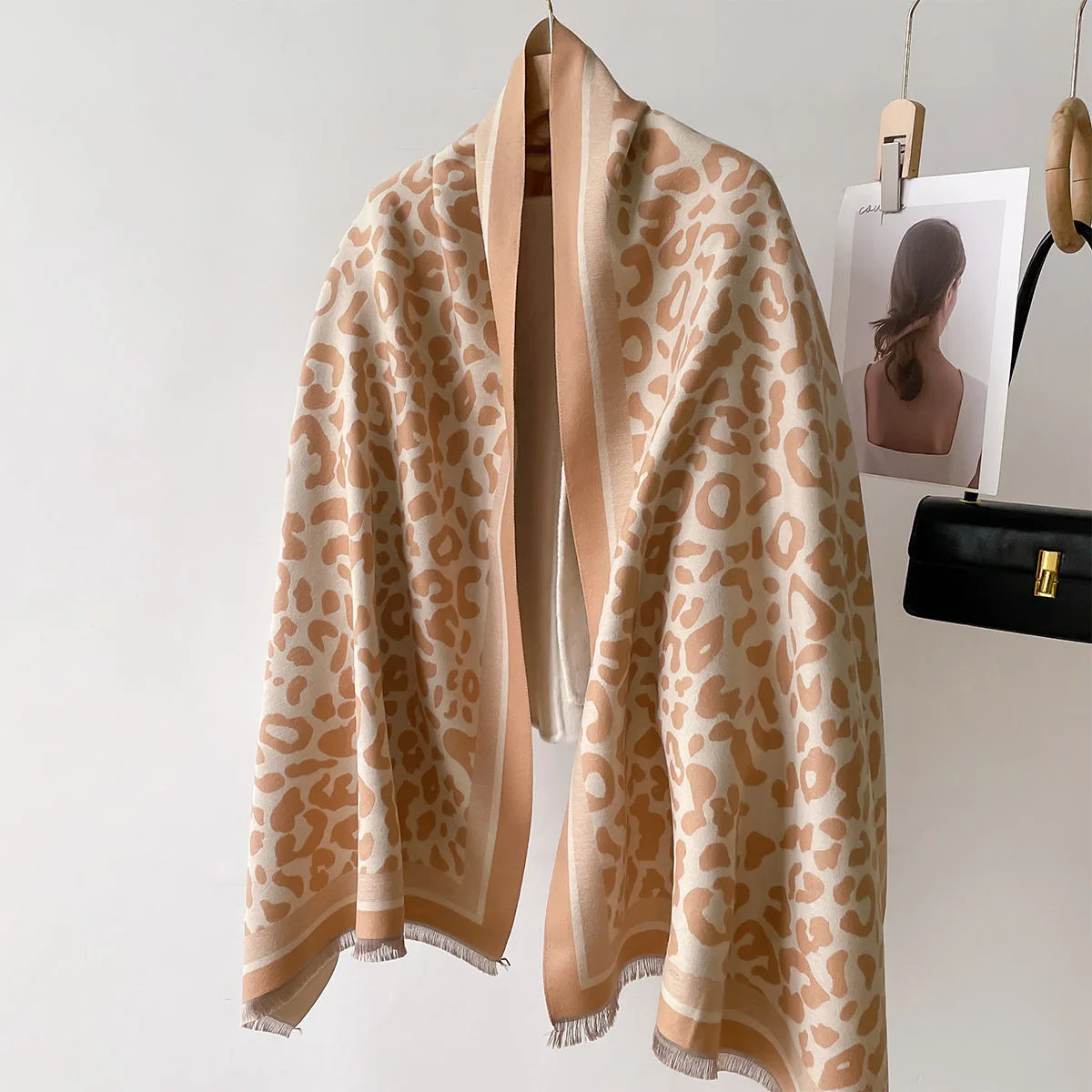 Luxury Winter Cashmere Scarf – Thick Blanket Shawl for Women