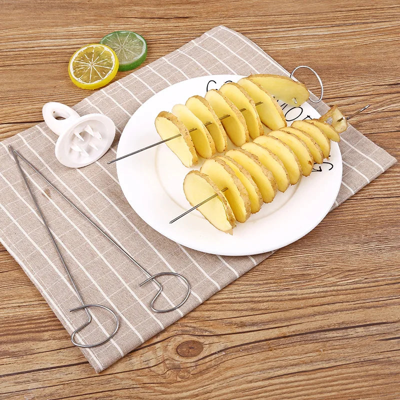 Spiral Potato Cutter – DIY Twisted Vegetable & Fruit Slicer