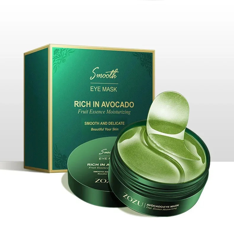 Avocado & Gold Eye Mask Patches – Anti-Wrinkle & Dark Circles