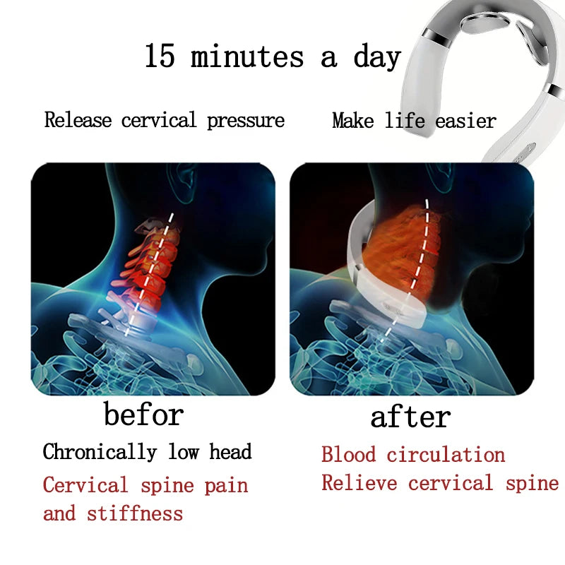 Portable Neck & Shoulder Massager – Mini Cervical Spine Relaxation Device