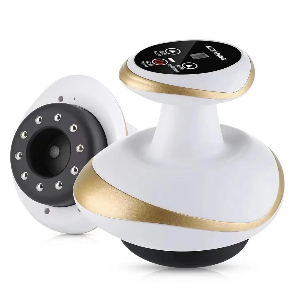 Electric Guasha Cupping Massager – Vacuum Heating Anti-Cellulite Tool