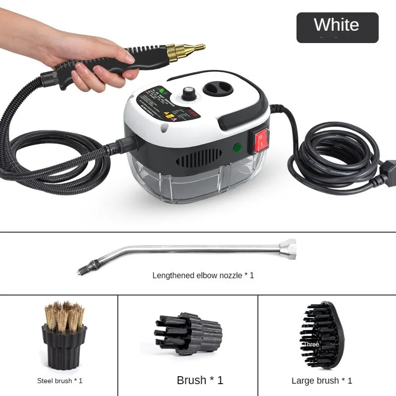 High Temp Steam Cleaner–Home & Car Steaming Device with 110V/220V Plug