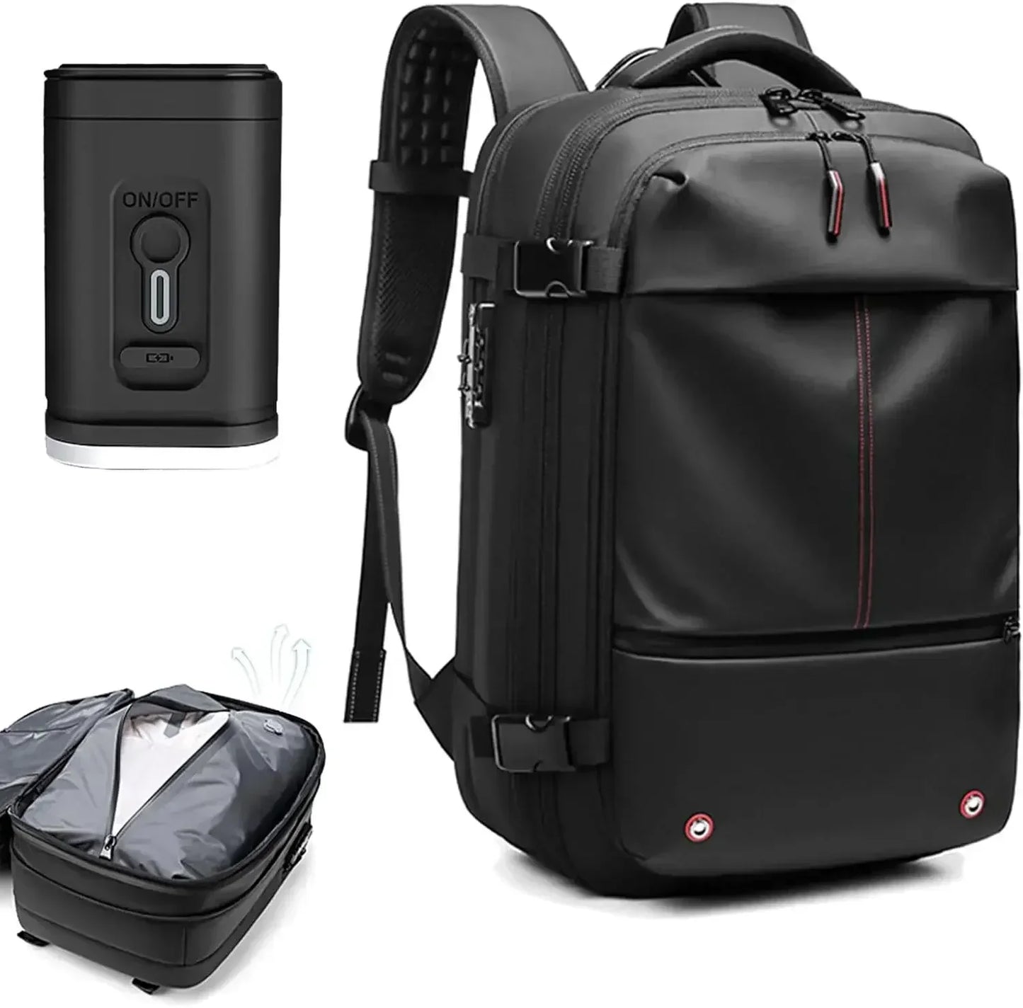 Cartmela 60L Vacuum Compression Backpack with Pump