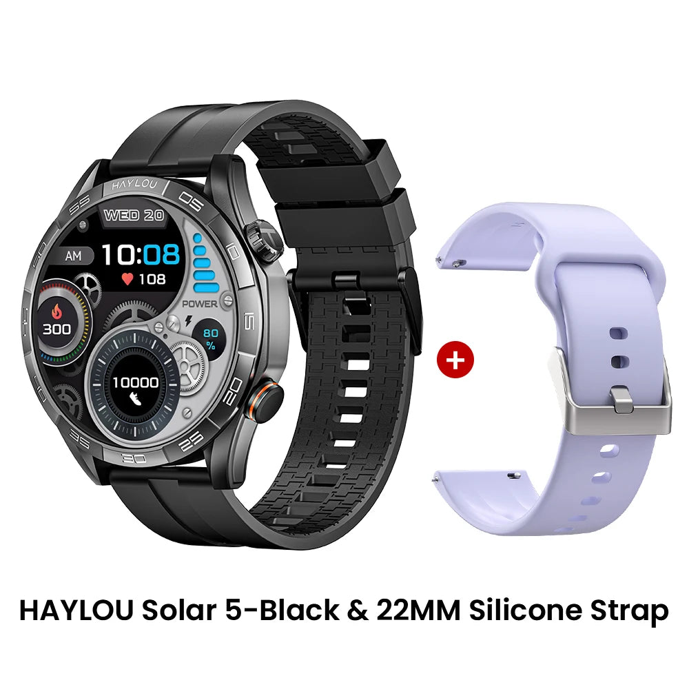 Solar 5 Voice Calling Smartwatch – AMOLED Display