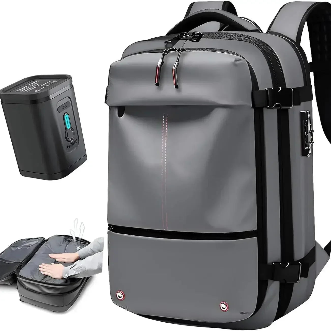 Cartmela 60L Vacuum Compression Backpack with Pump