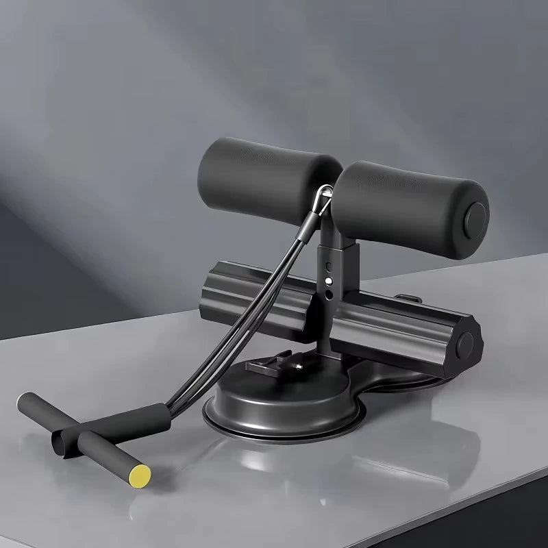 Abdominal Sit-Up Equipment with Suction Cups & Ankle Support