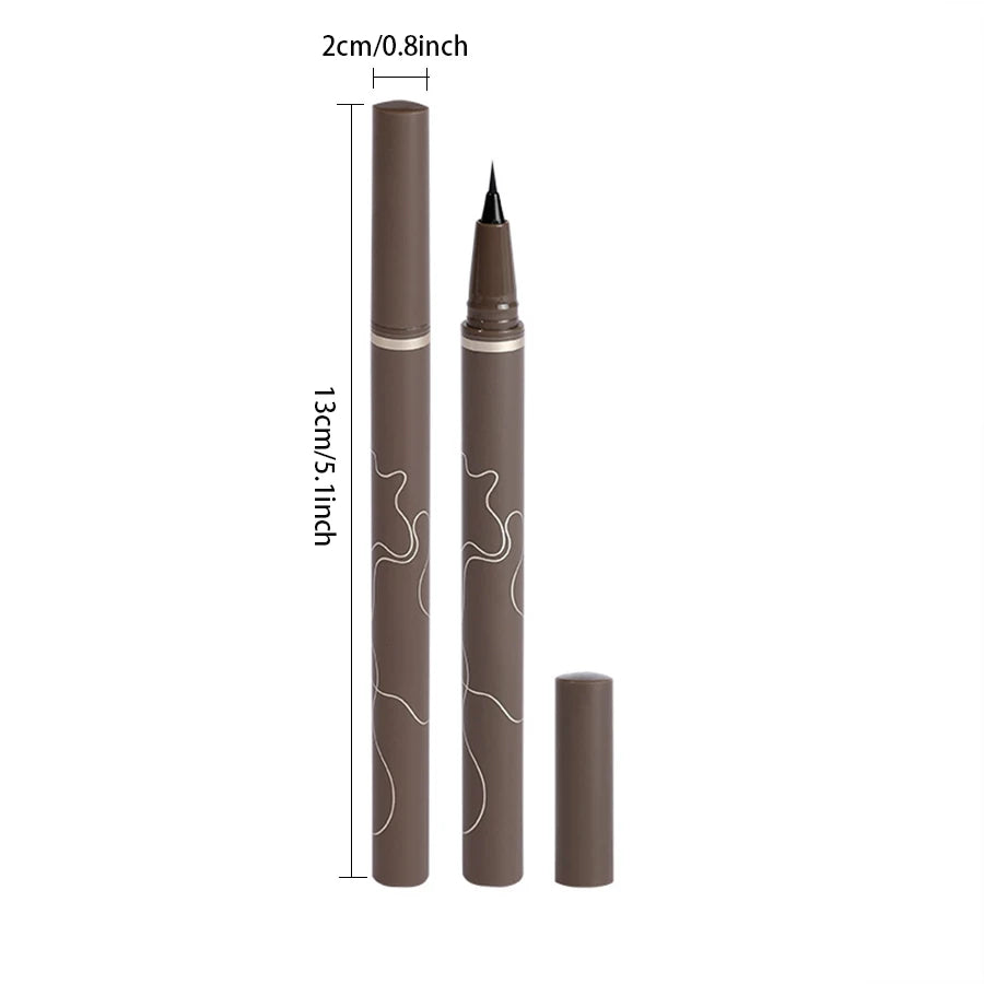 Waterproof Fine Tip Eyeliner Pen–Quick-Dry, Smudge-Proof for Beginners