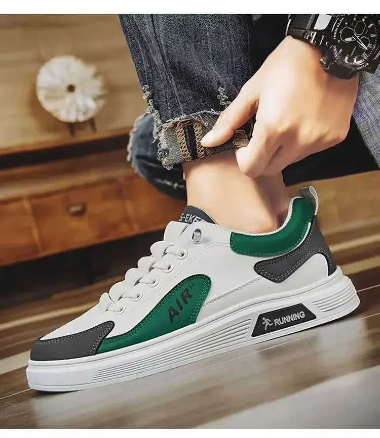 2025 Men’s Leather Casual Shoes – Fashion Sneaker