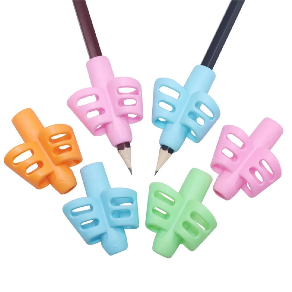 2/4pcs Silicone Pencil Grips – Kids Handwriting Posture Corrector