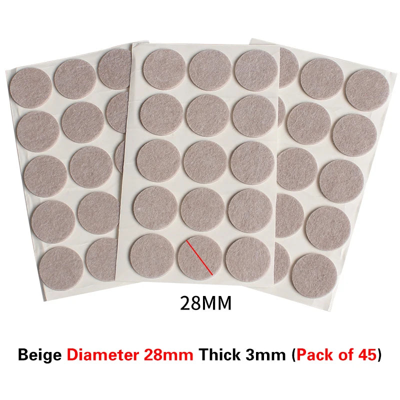 Felt Chair Leg Pads – Anti-Slip, Floor Protectors, Noise Reduction