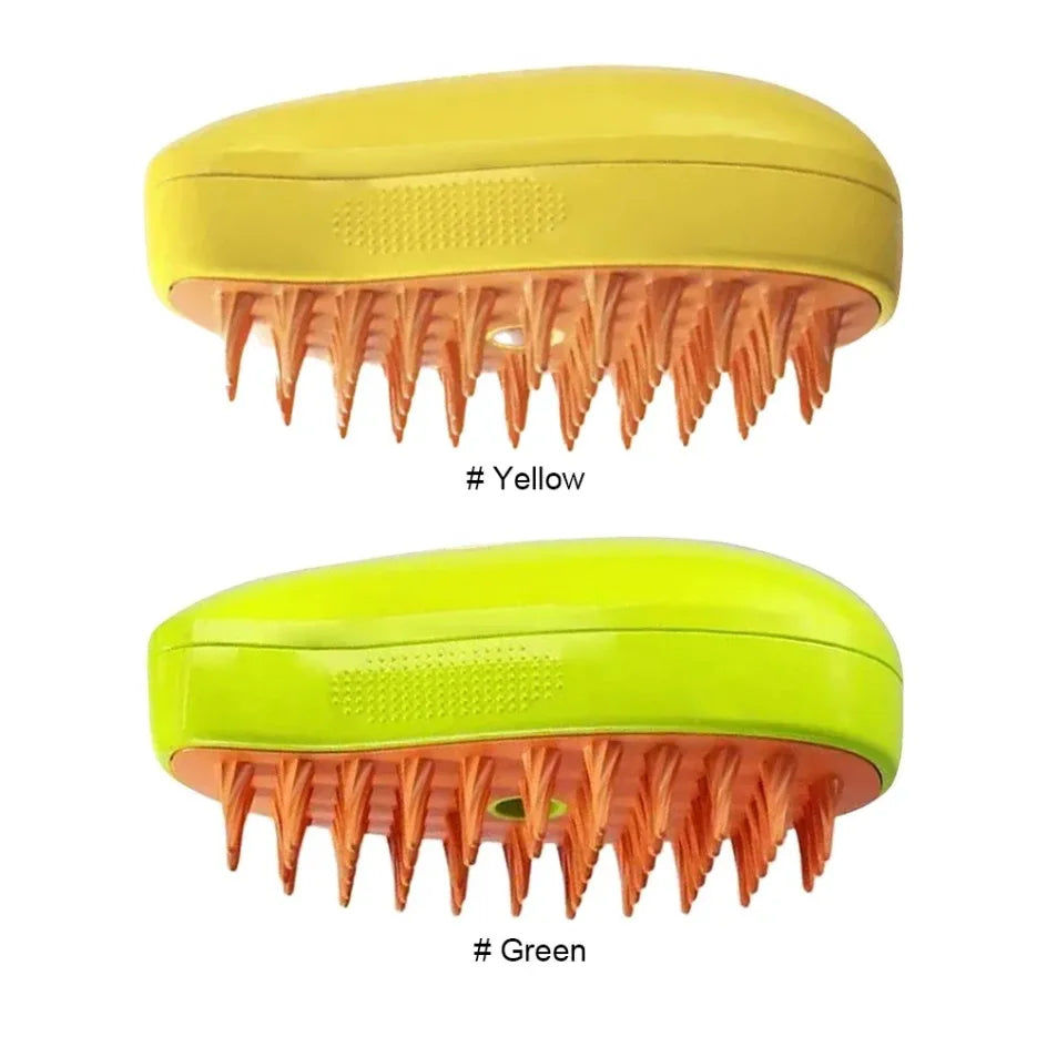 USB 3-in-1 Pet Grooming Brush – Steam, Shedding & Massage Tool