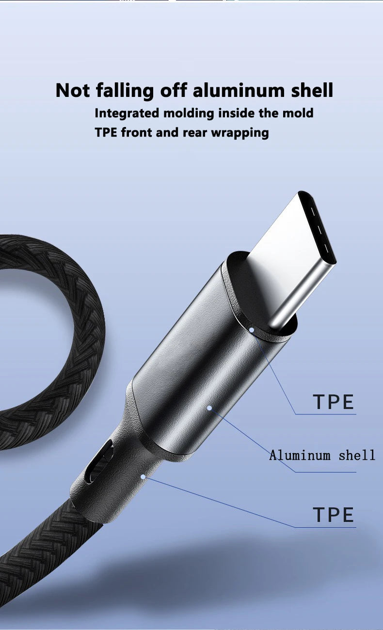 PD 30W USB-C Fast Charging Cable for iPhone – Durable & Quick