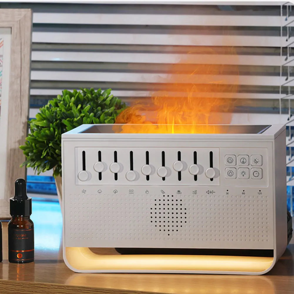 Portable White Noise Bluetooth Speaker with Night Light & Humidifier