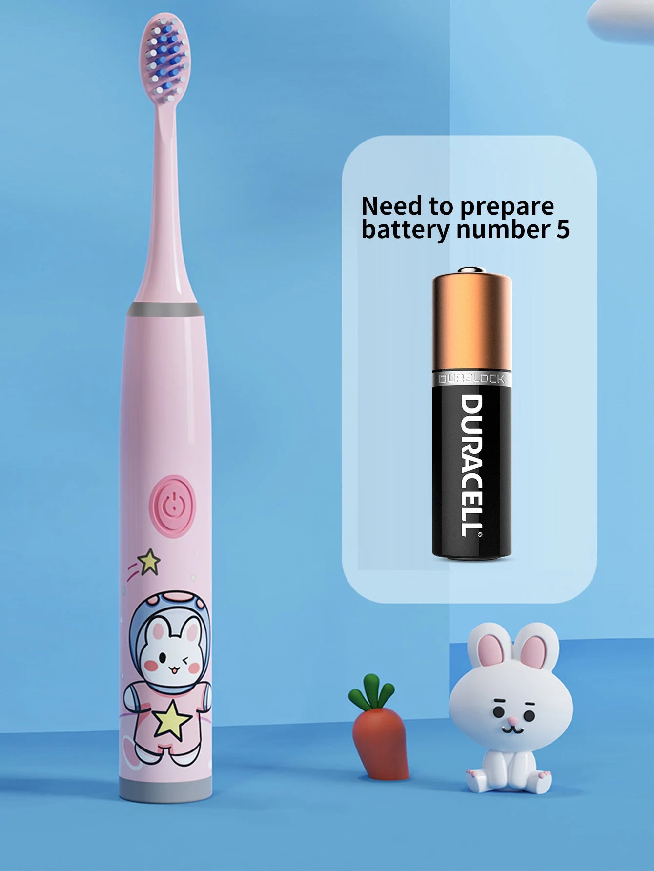 Kids Electric Toothbrush Cartoon Design