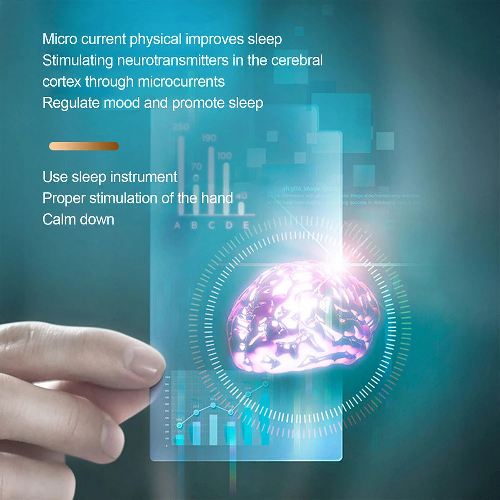 Handheld Microcurrent Sleep Aid Device for Anxiety & Relaxation