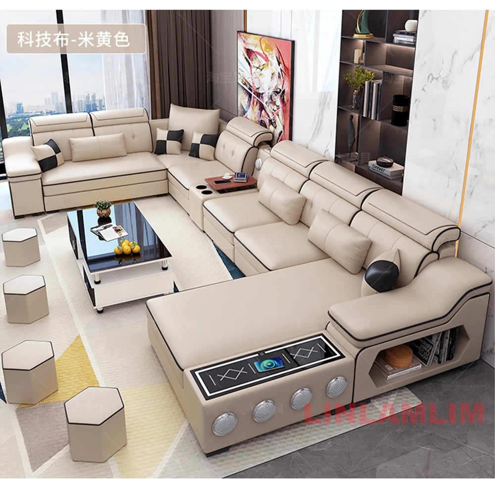 Cartmela Modern Sectional Sofa with Chaise Lounge