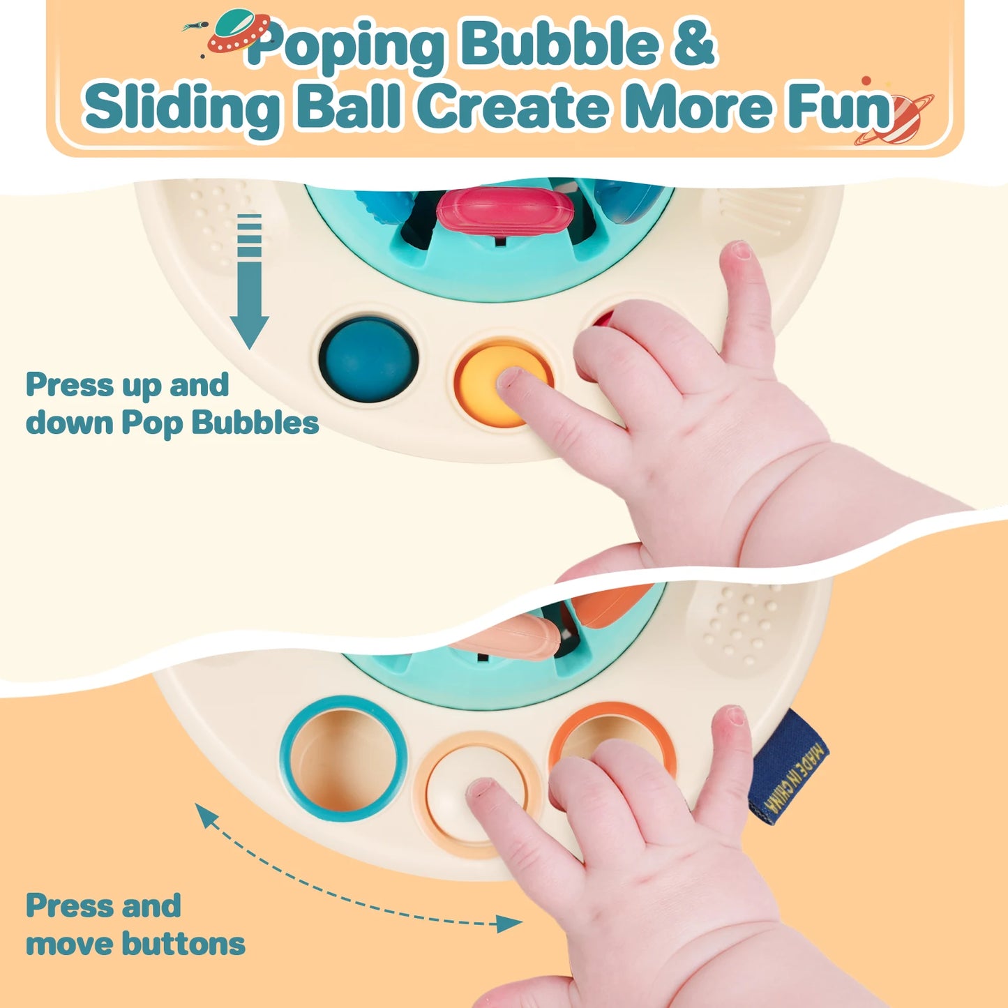 Montessori Sensory Pull String Toy – Educational & Engaging for Babies