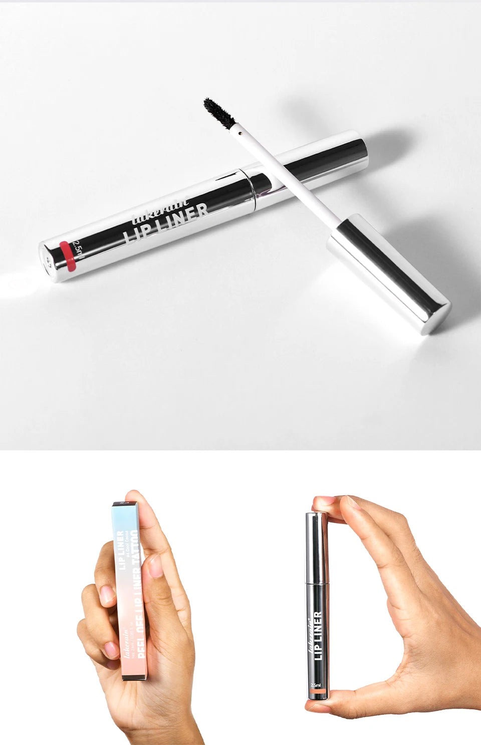 Peel-Off Lip Tint – Waterproof Matte Lip Stain & Contour Liner