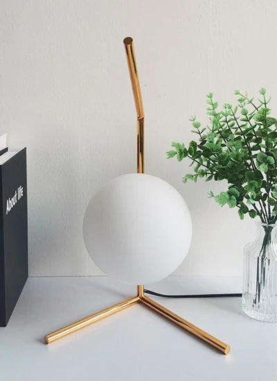 Modern Glass Ball Table Lamp