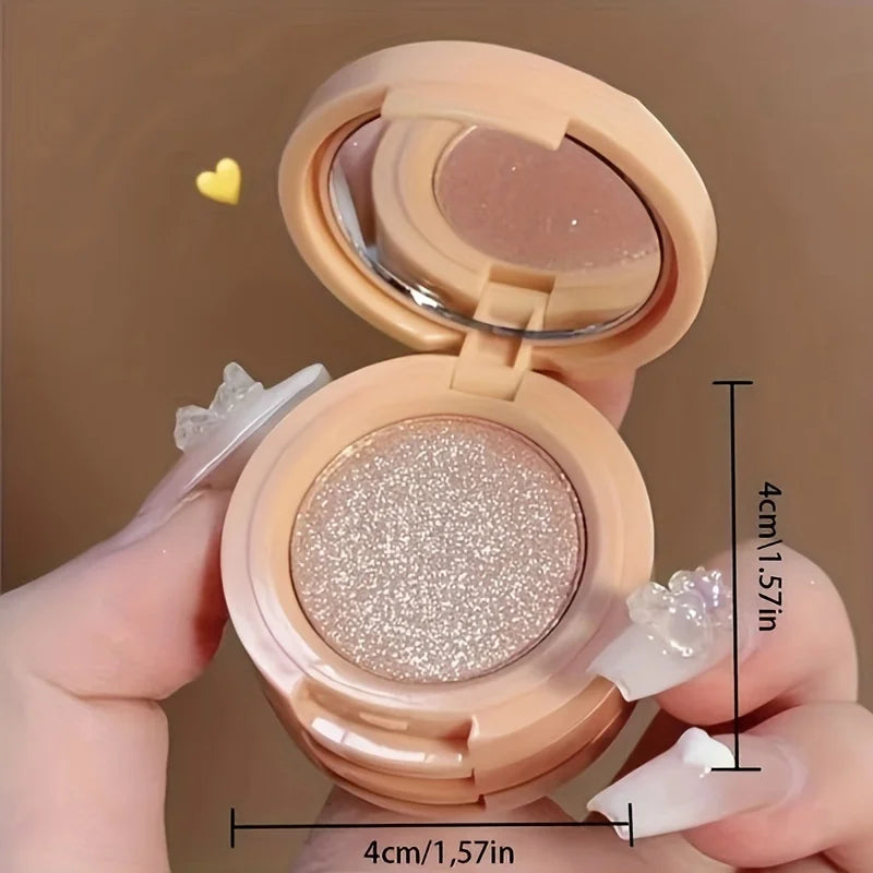 3-in-1 Makeup Palette–Blush, Highlighter & Contour with Glitter Finish