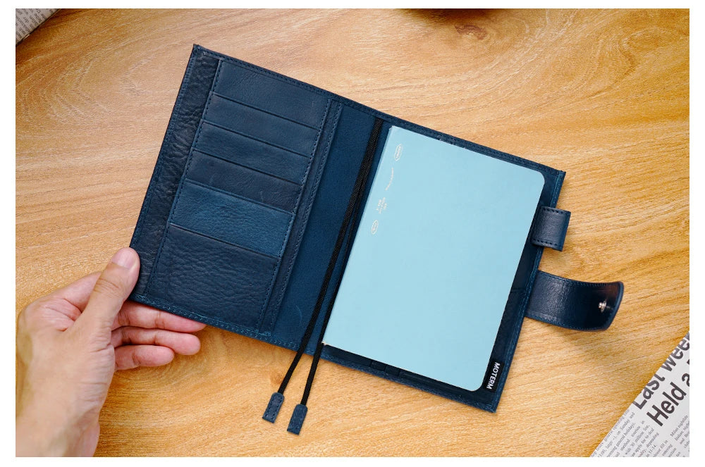 A6 Plus Leather Notebook Cover – Full Grain Vegetable Tanned