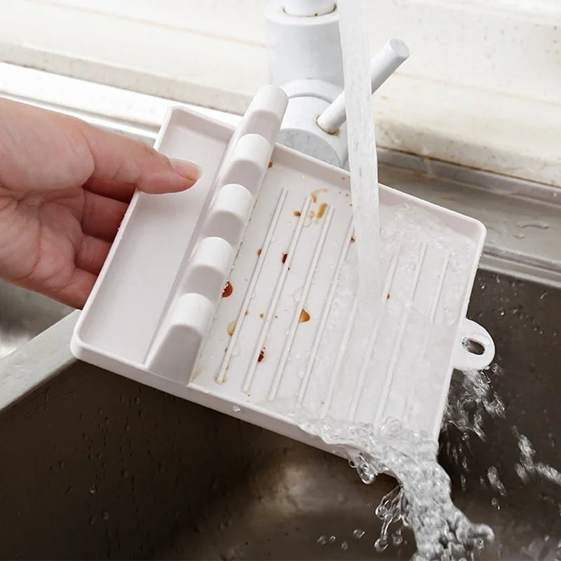Kitchen Utensil Holder – Non-Slip Spoon & Spatula Rest Organizer