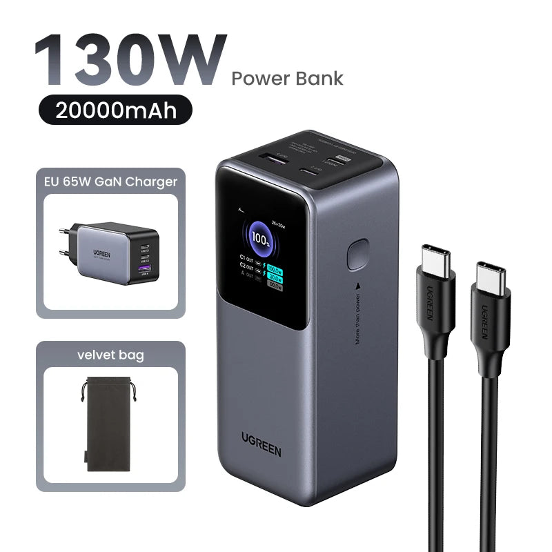 Cartmela 200W 25000mAh Power Bank – PD Fast Charging for Laptops