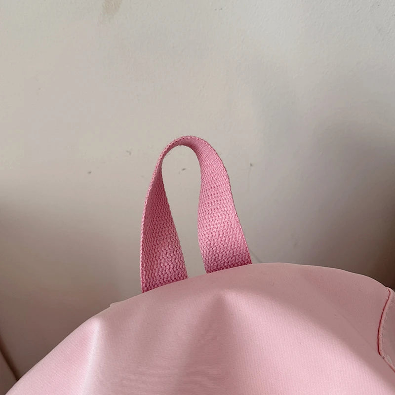 Women’s Waterproof Nylon Backpack – Simple School & Travel Bag