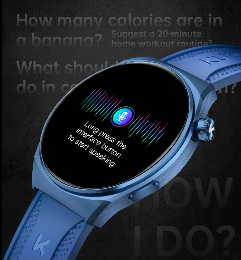 KUMI GW6 Smart Watch with ChatGPT – 1.43" HD Display