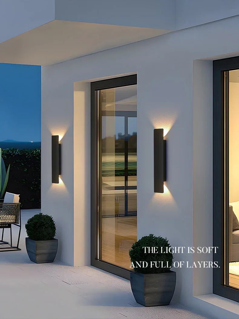 Modern LED Outdoor Wall Lamp – Waterproof IP65 Up Down Light