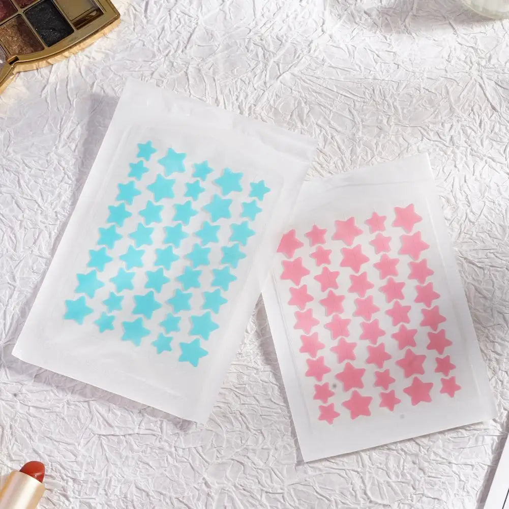 40pcs Star-Shaped Pimple Patches – Cute, Colorful & Invisible Care