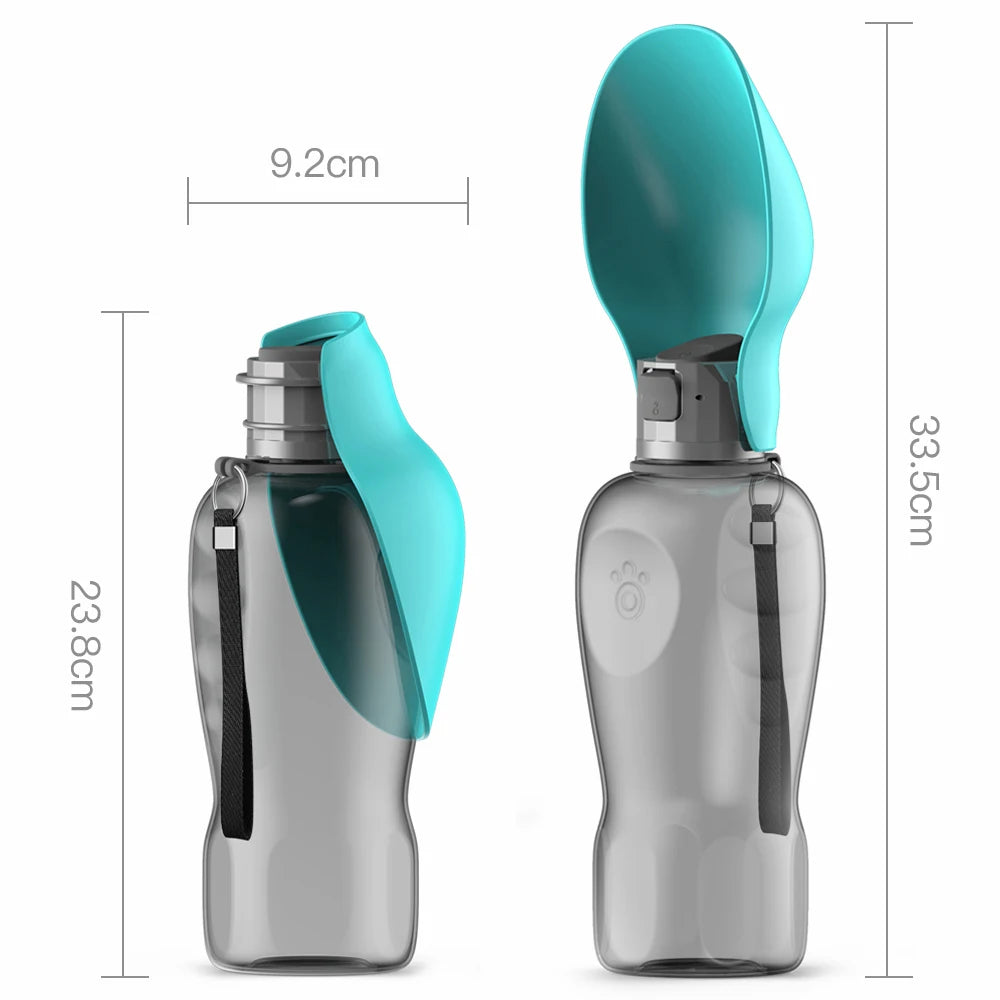 Portable Dog Water Bottle – Travel Dispenser for All Sizes