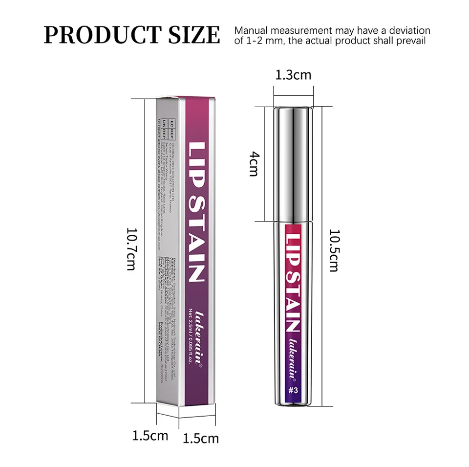 Waterproof Pink Lip Stain - Transfer-Proof & Long-Lasting
