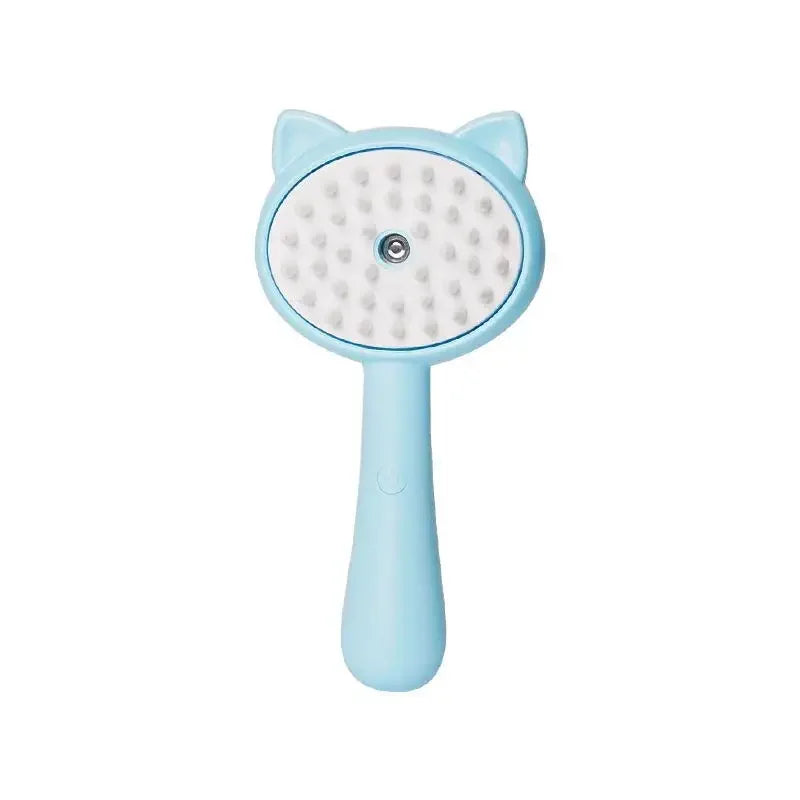 3-in-1 Pet Steam Brush – Grooming, Massage & Hair Removal Tool